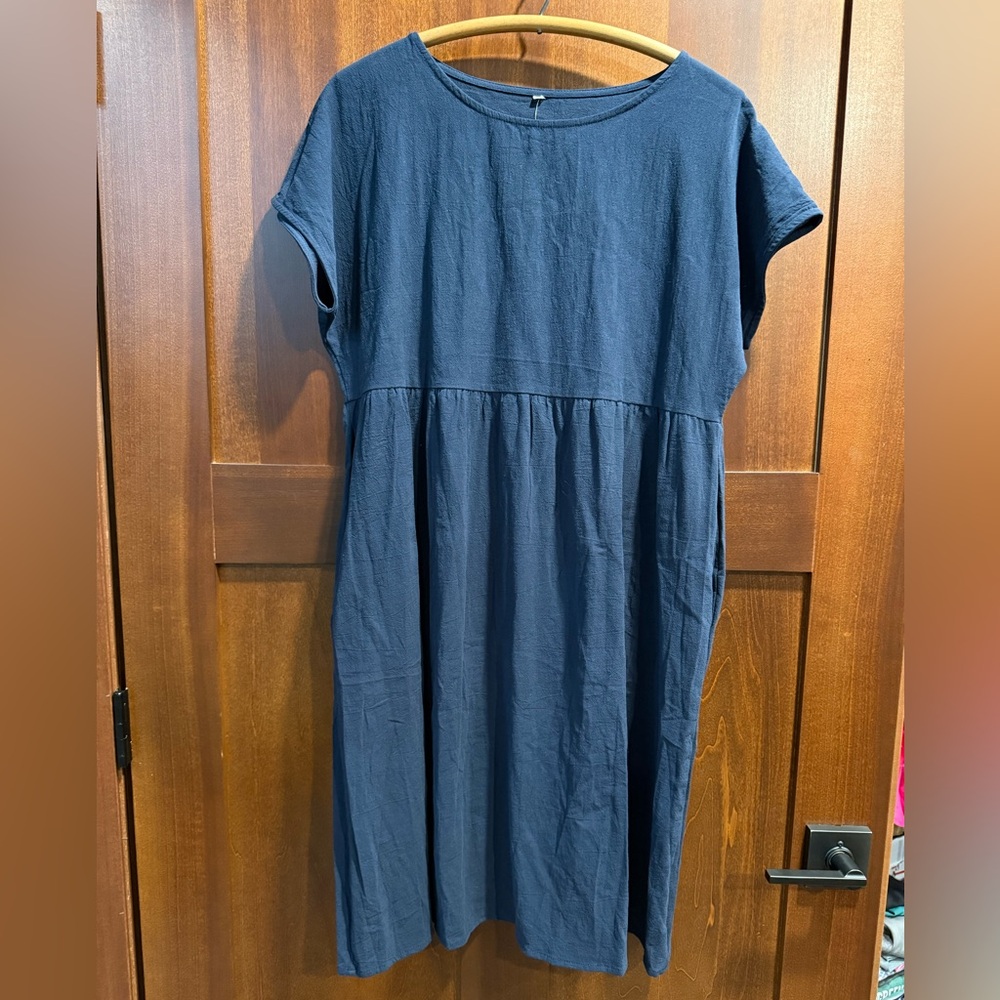 Women’s Blue Short Sleeve Dress Size XL